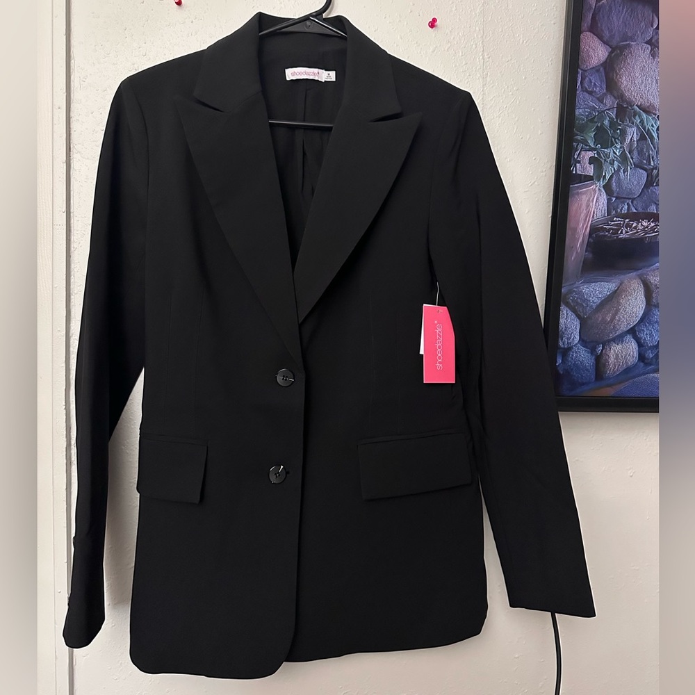 NWT Shoe Dazzle Black Women's Blazer